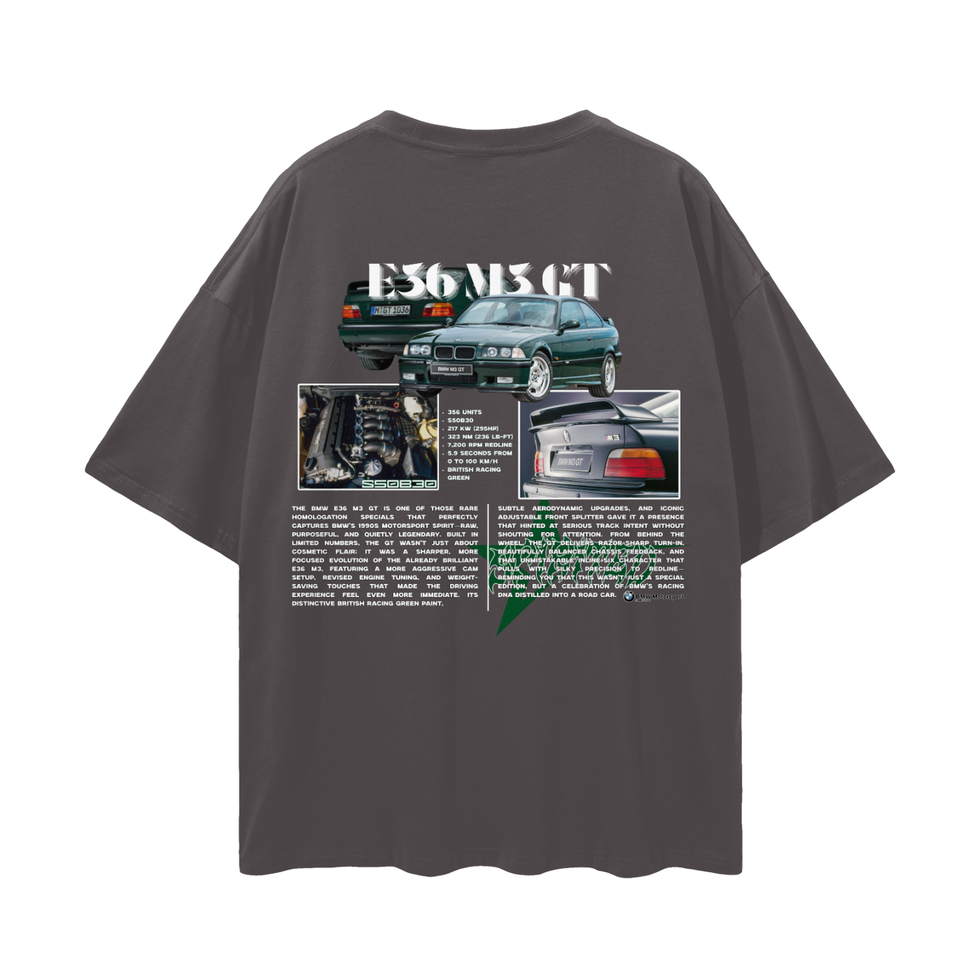 E36 M3 GT Drop Shoulder T-Shirt