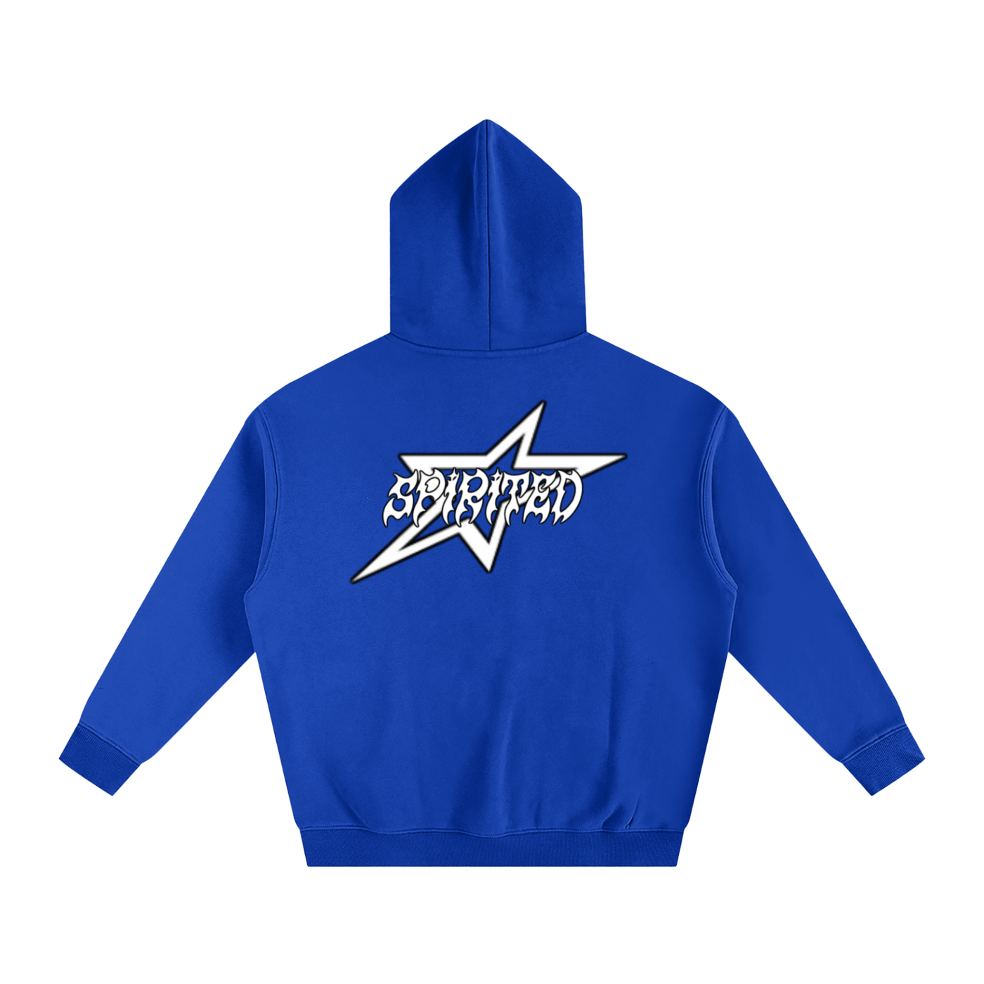 SPIRITED LOGO Oversize Fleeced Hoodie