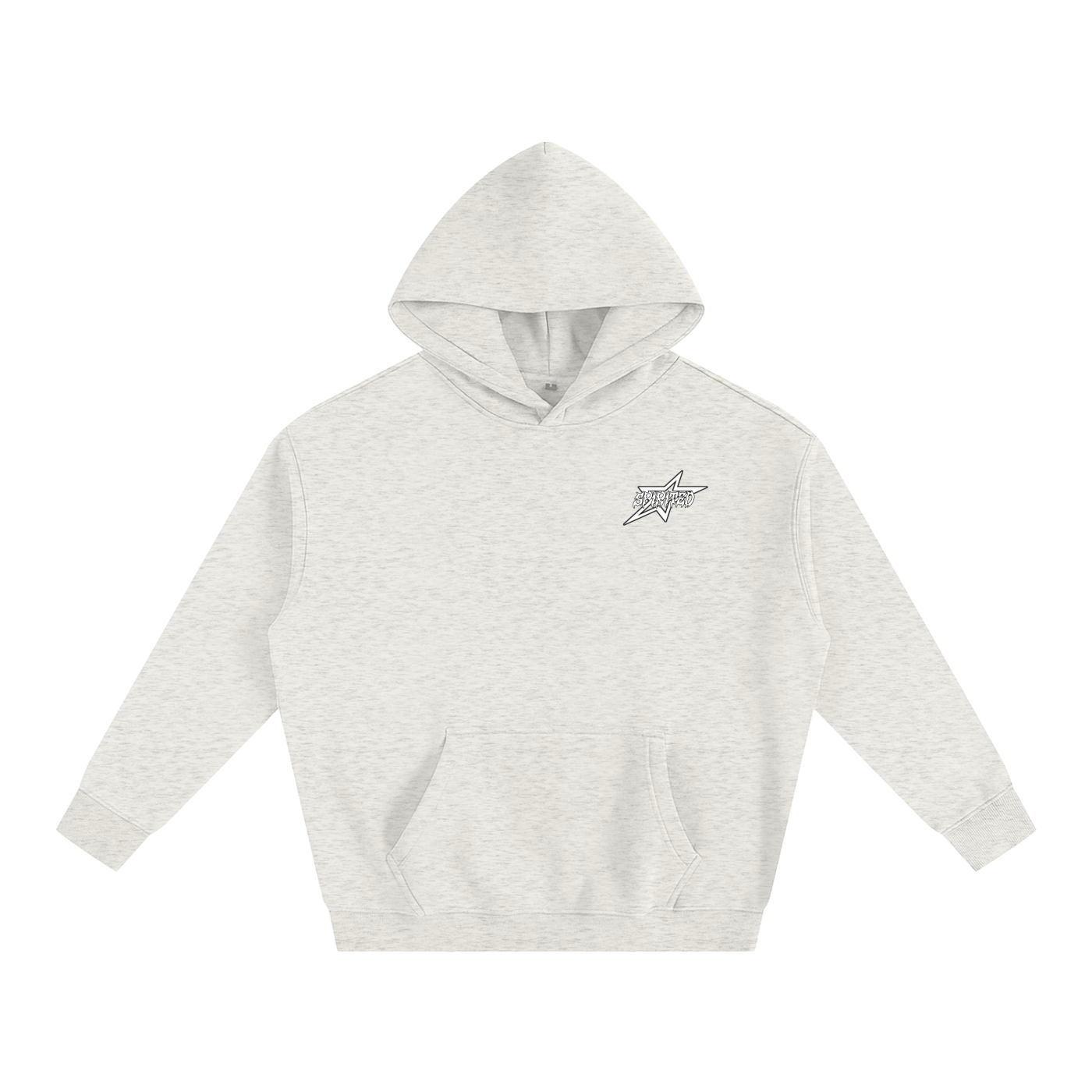 SPIRITED LOGO Oversize Fleeced Hoodie