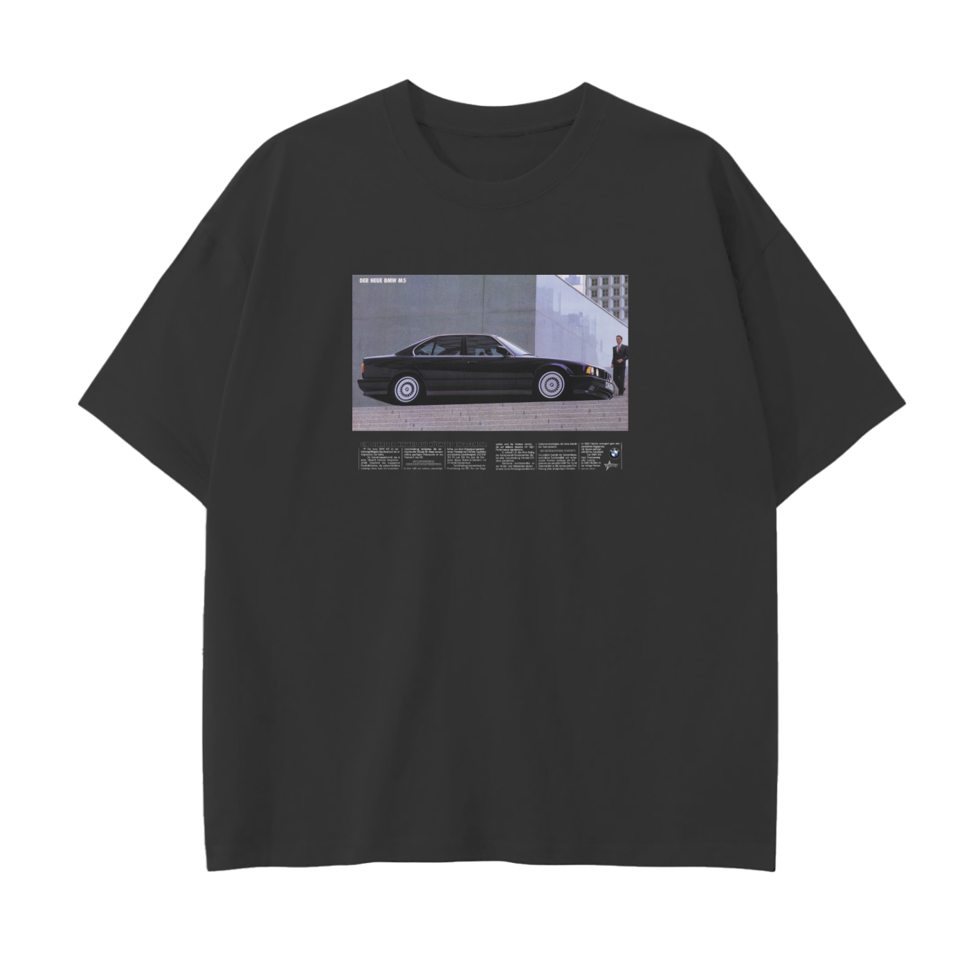 E34 M5 Drop Shoulder T-Shirt - 250 GSM