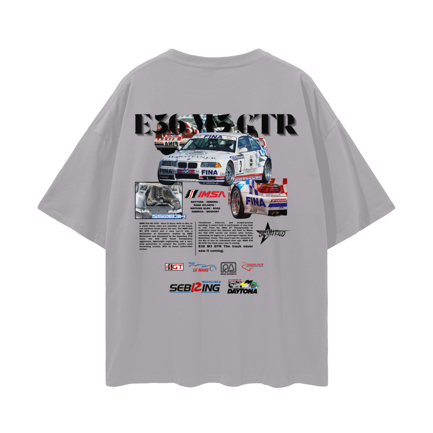 E36 M3 GTR Drop Shoulder T-Shirt