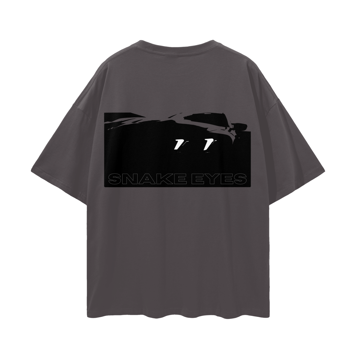 SNAKE EYES Loose Drop Shoulder T-Shirt