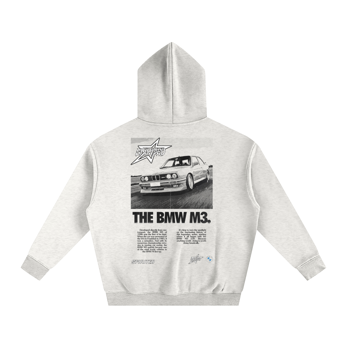 E30 M3 CLASSIC V2 Oversize Fleeced Hoodie