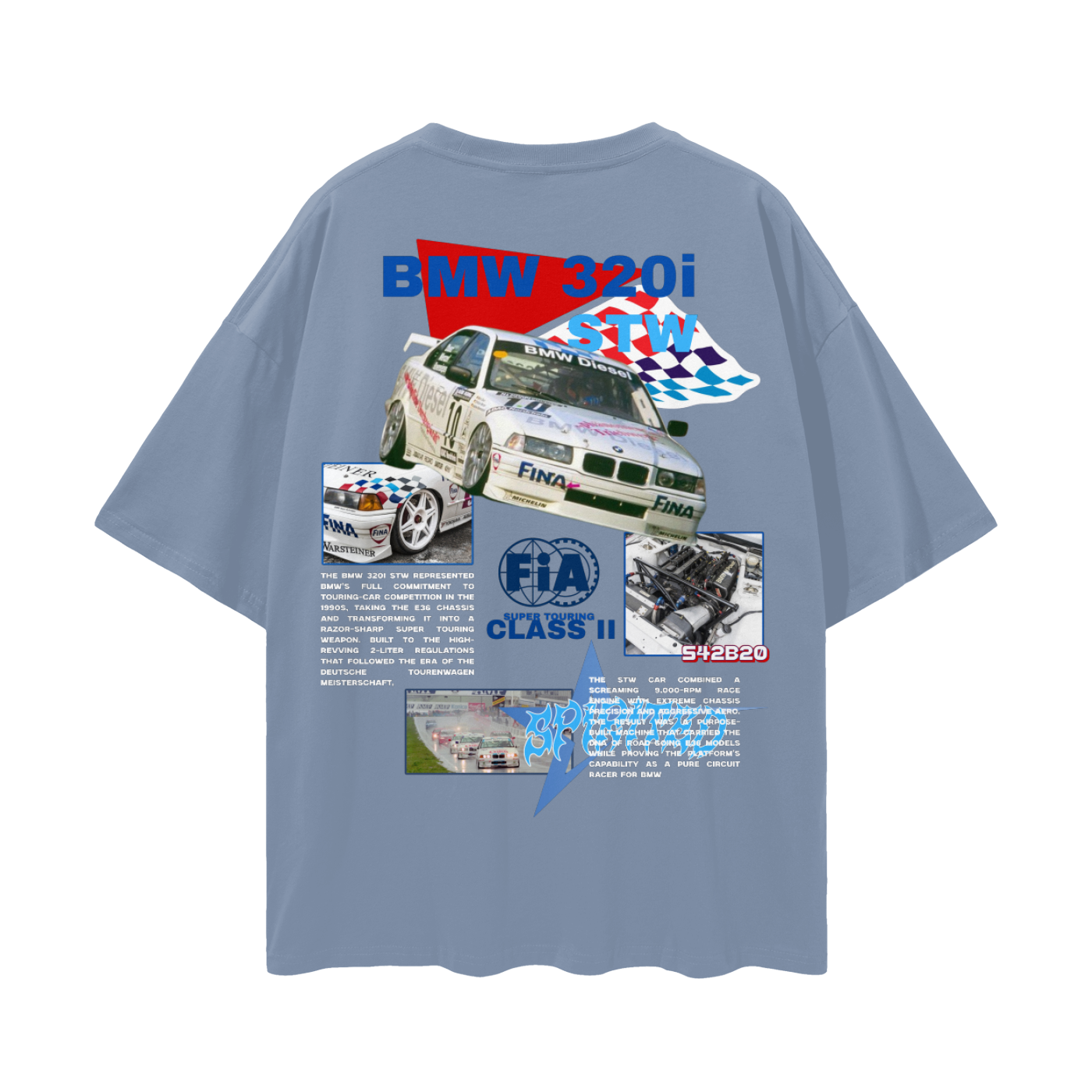 BMW 320i STW Drop Shoulder T-Shirt