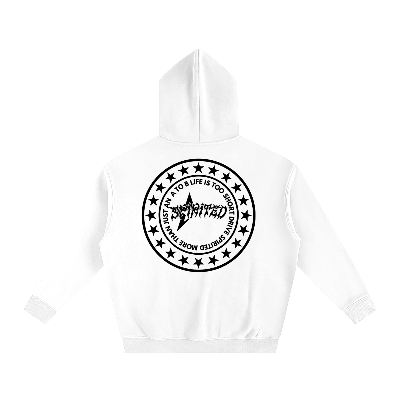 SPIRITED CHIVALRY Oversize Fleeced Hoodie