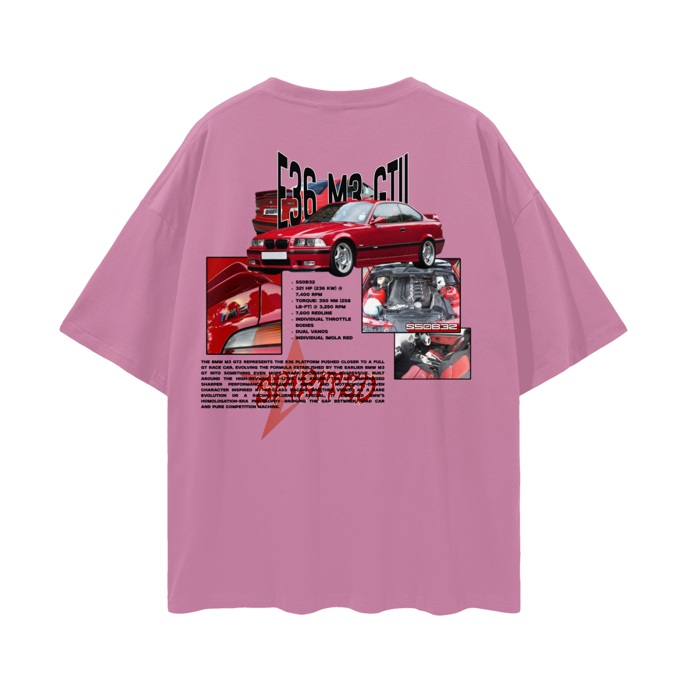 E36 M3 GTII Drop Shoulder T-Shirt