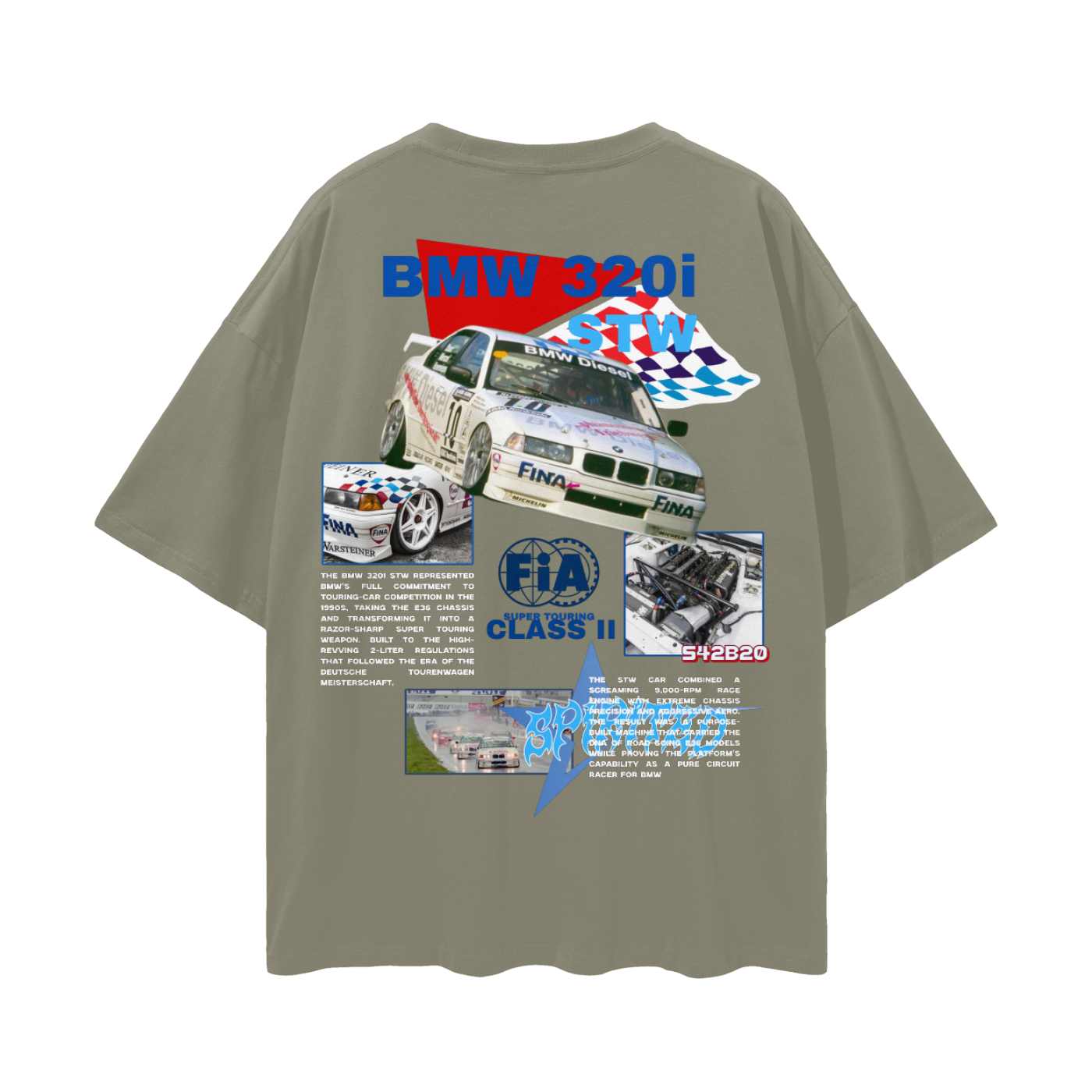 BMW 320i STW Drop Shoulder T-Shirt