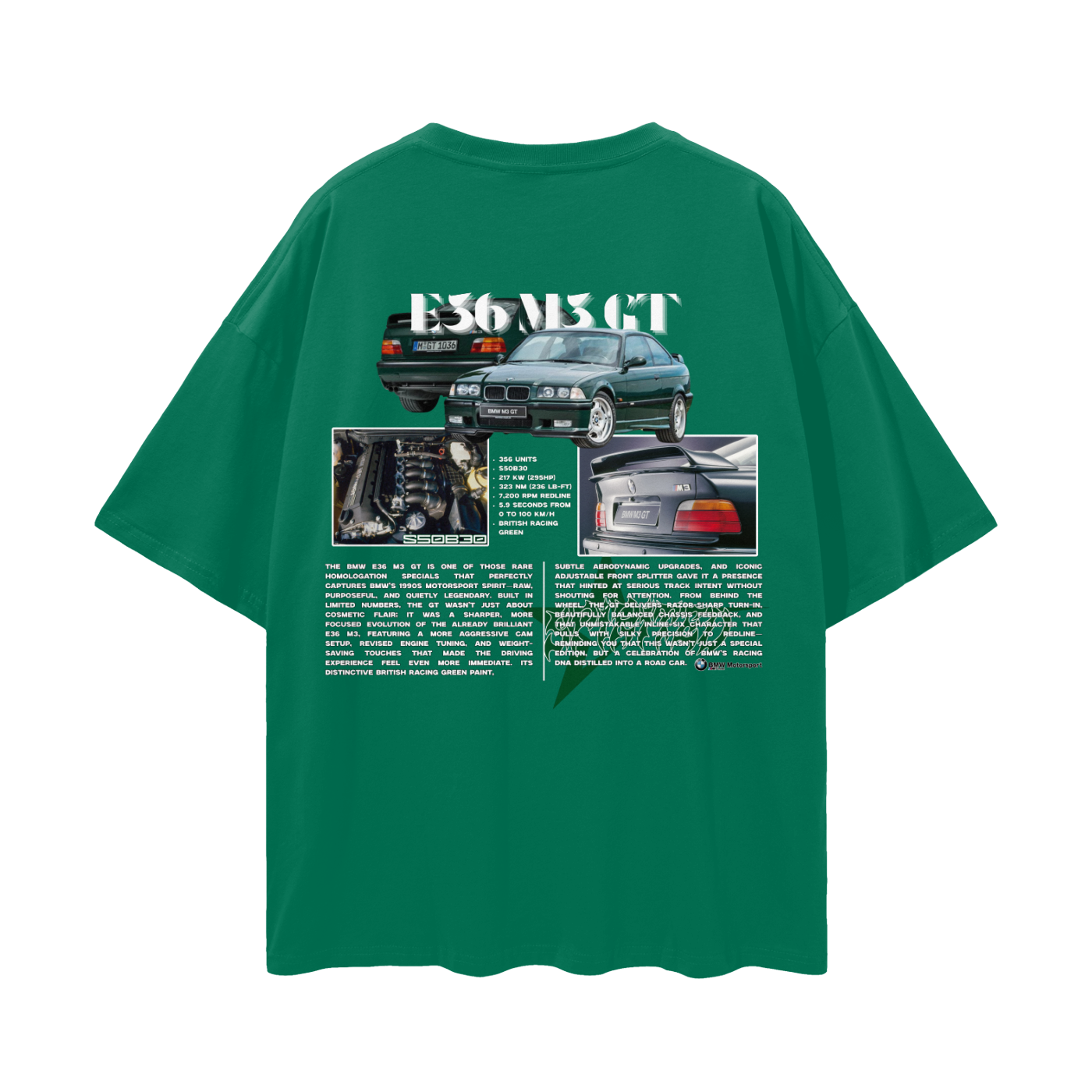 E36 M3 GT Drop Shoulder T-Shirt