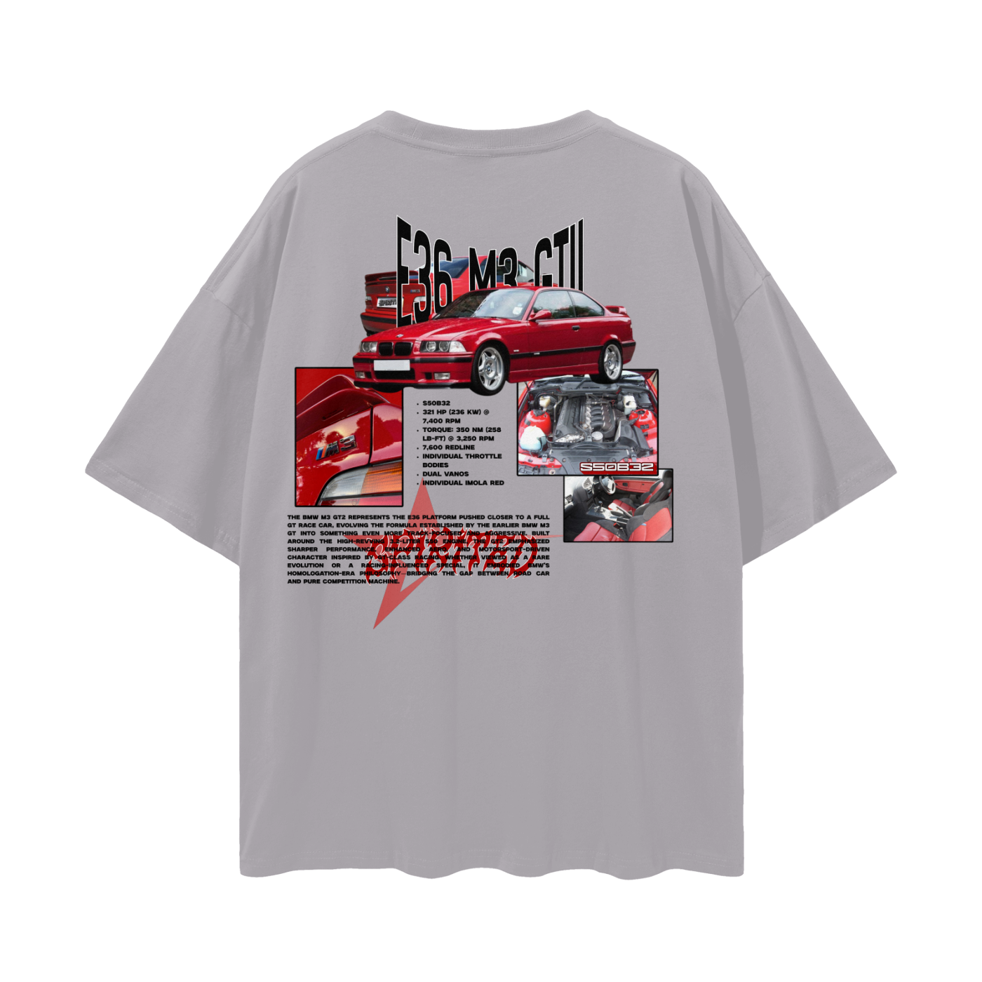 E36 M3 GTII Drop Shoulder T-Shirt