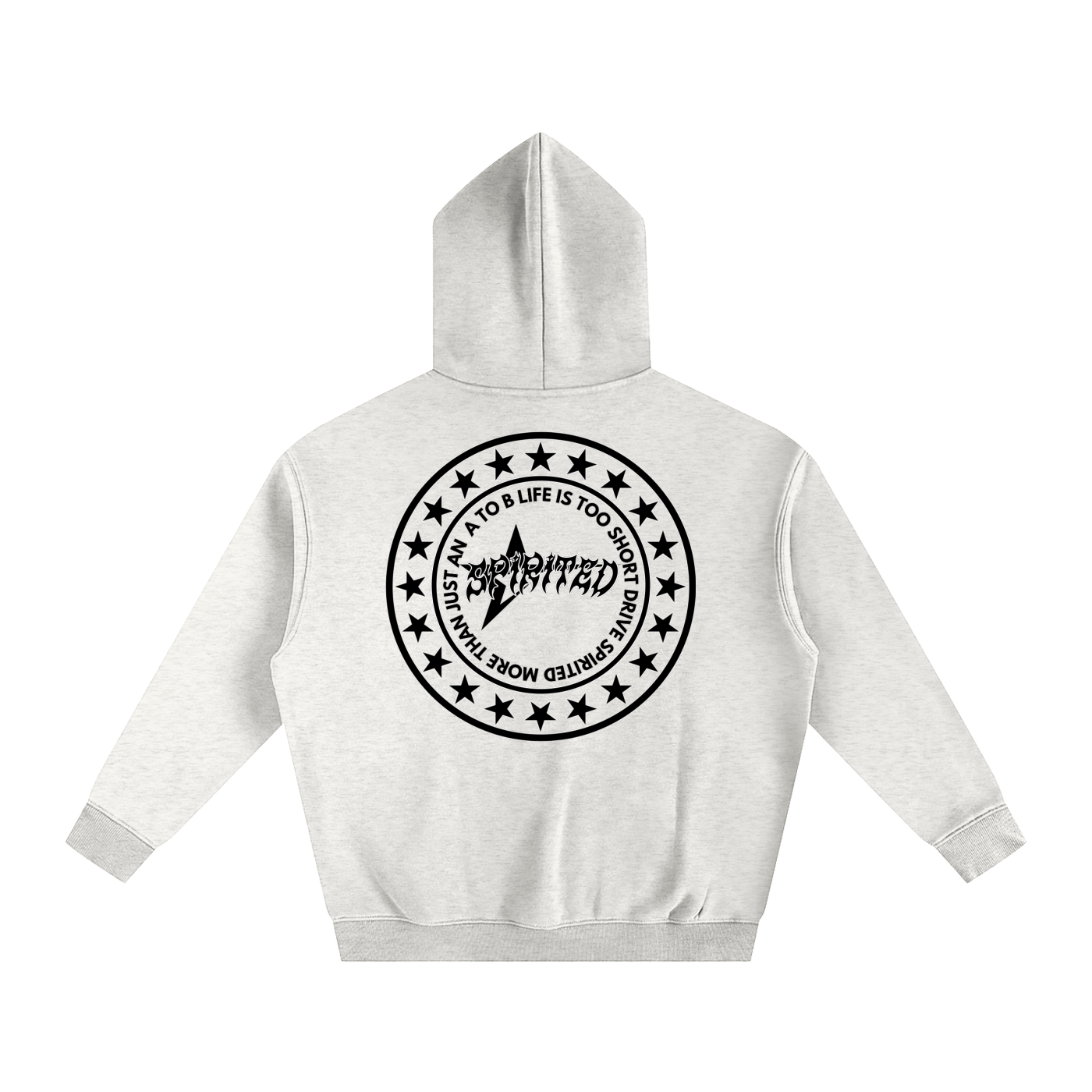 SPIRITED CHIVALRY Oversize Fleeced Hoodie