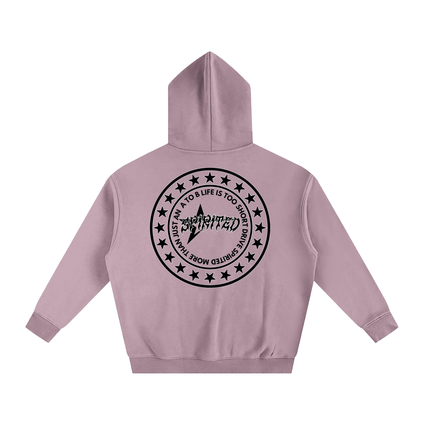 SPIRITED CHIVALRY Oversize Fleeced Hoodie