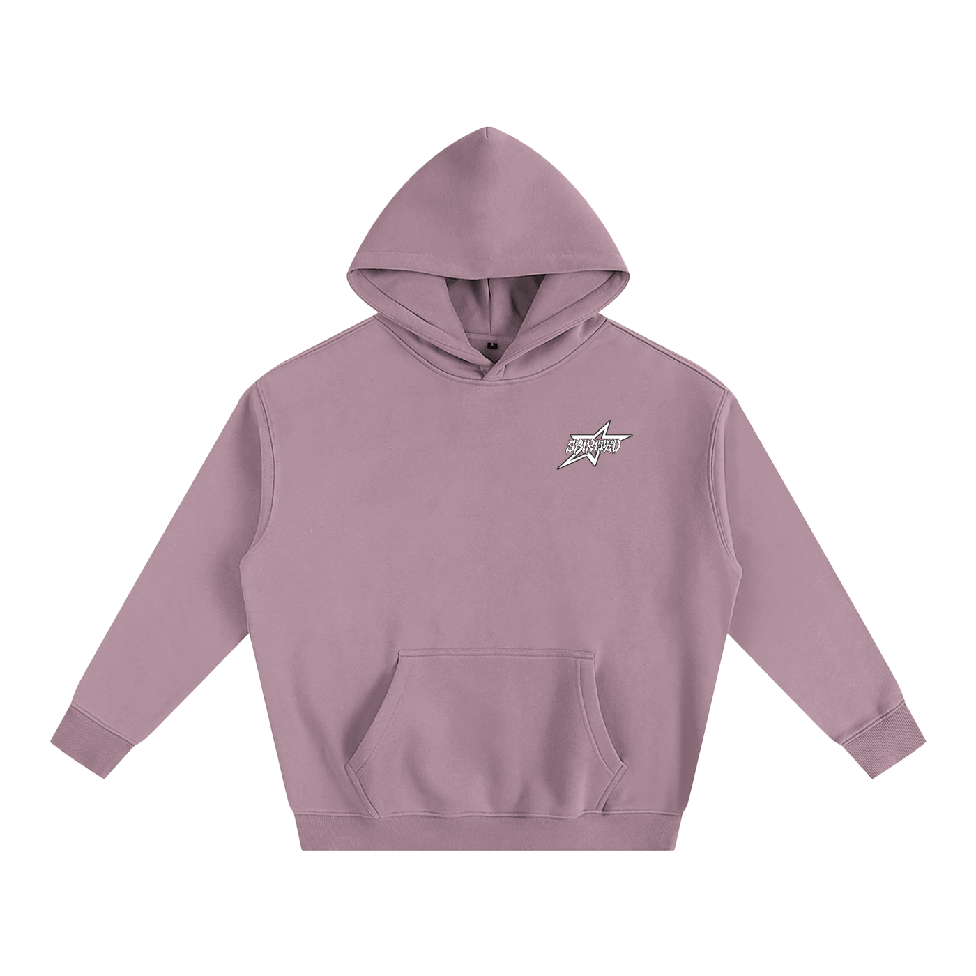 SPIRITED LOGO Oversize Fleeced Hoodie