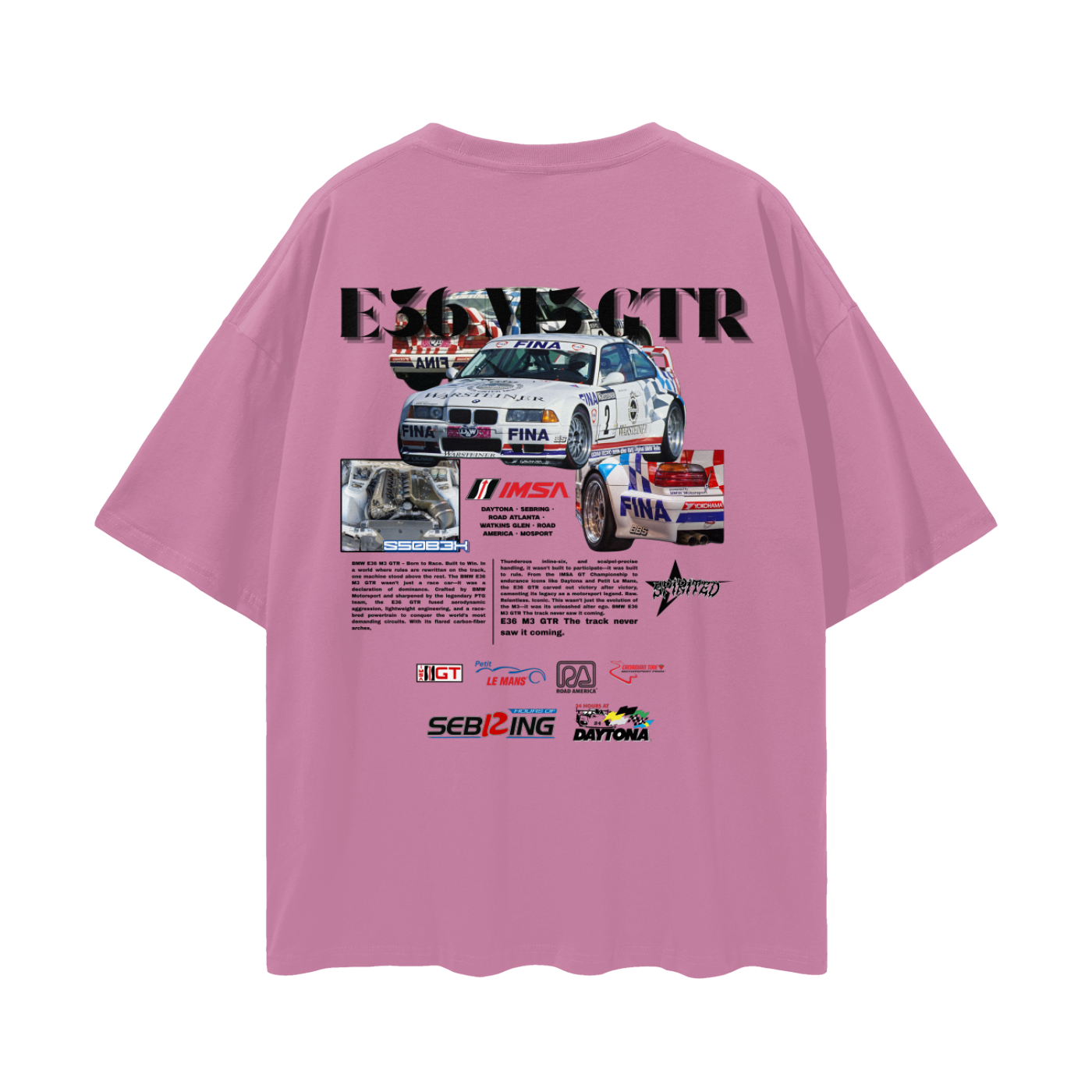 E36 M3 GTR Drop Shoulder T-Shirt
