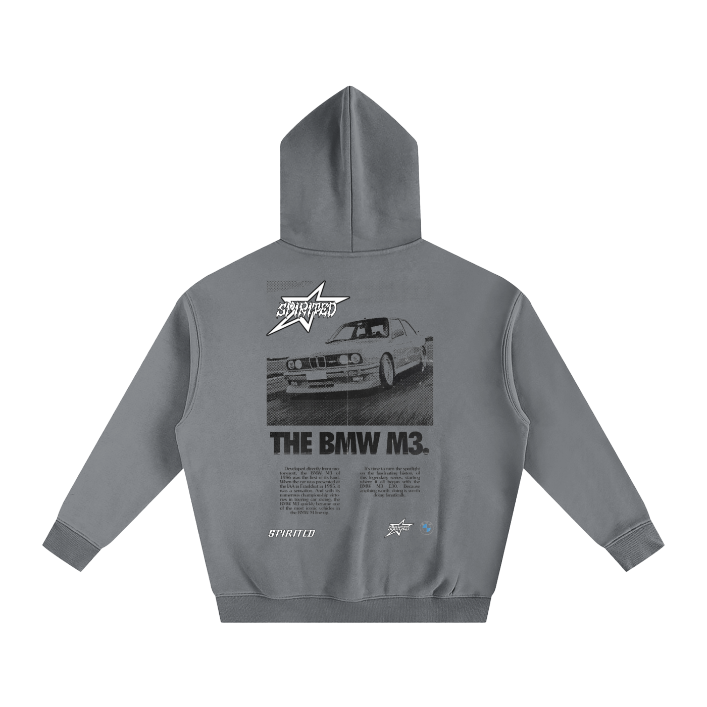 E30 M3 CLASSIC V2 Oversize Fleeced Hoodie