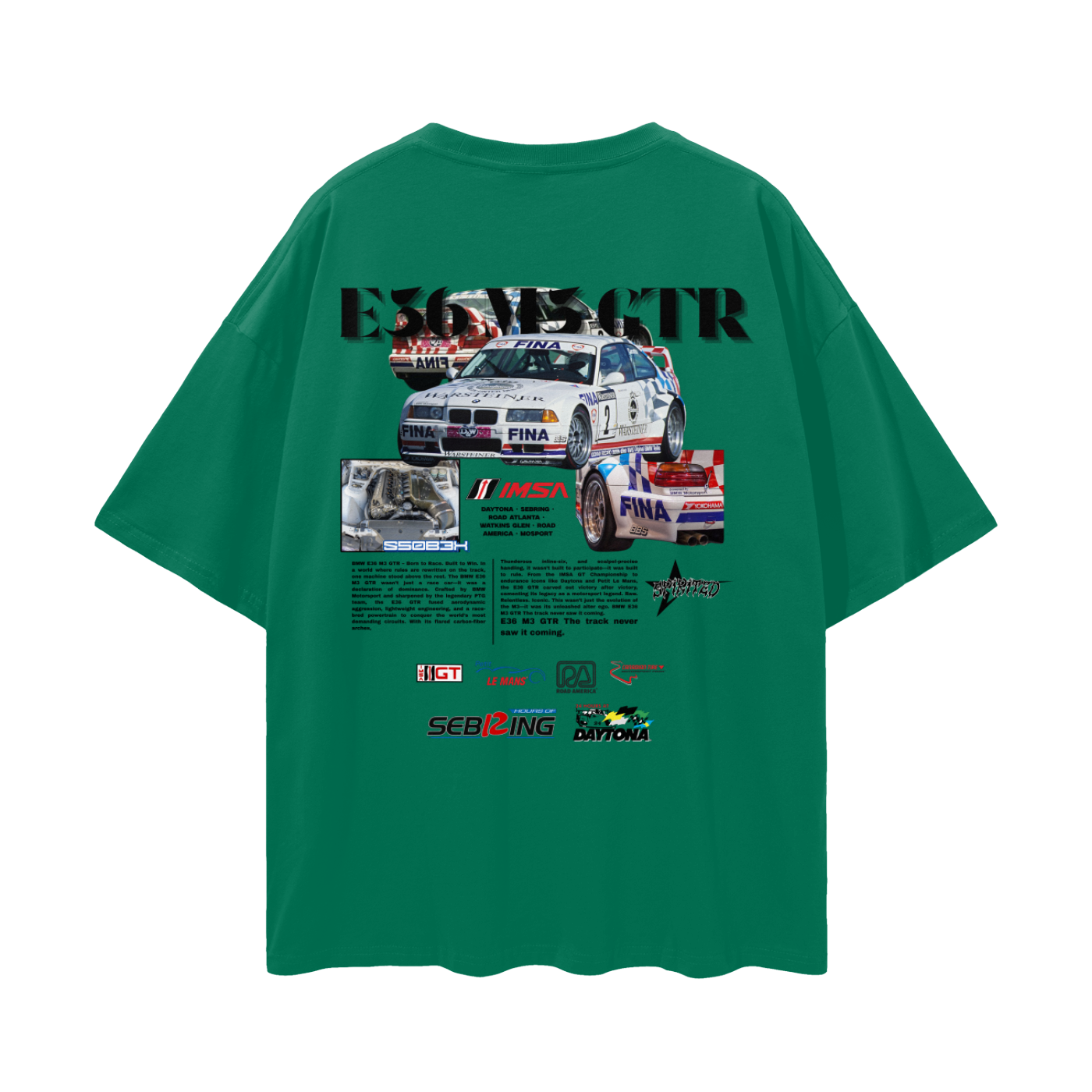E36 M3 GTR Drop Shoulder T-Shirt
