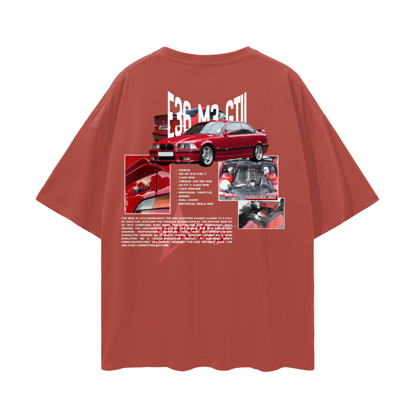 E36 M3 GTII Drop Shoulder T-Shirt