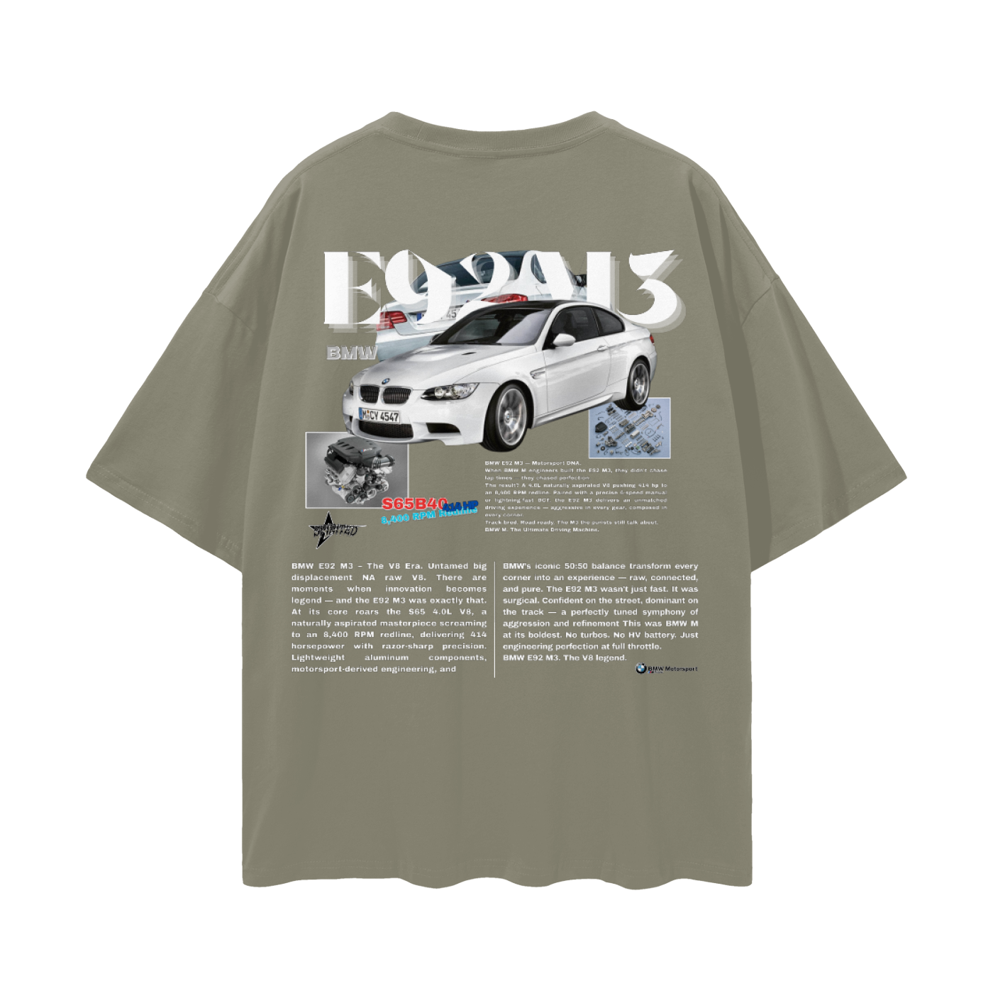 E92 M3 Drop Shoulder T-Shirt