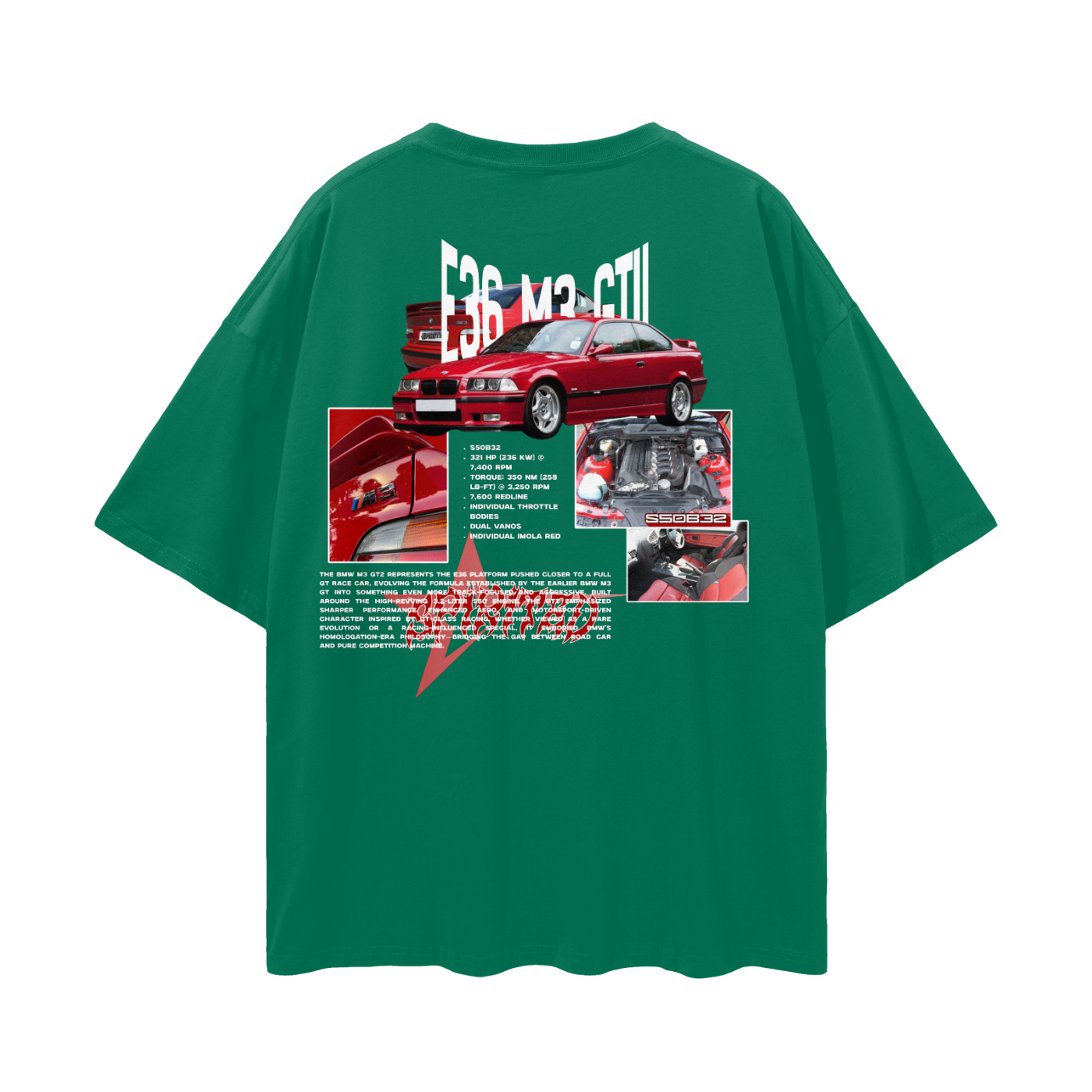 E36 M3 GTII Drop Shoulder T-Shirt