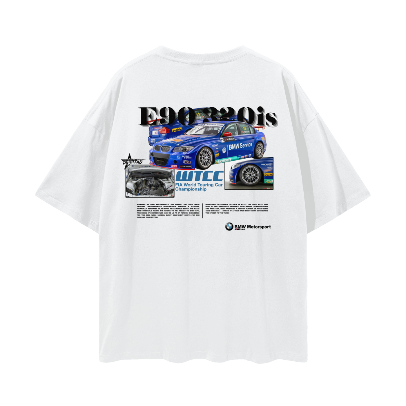 WTCC E90 320is Drop Shoulder T-Shirt